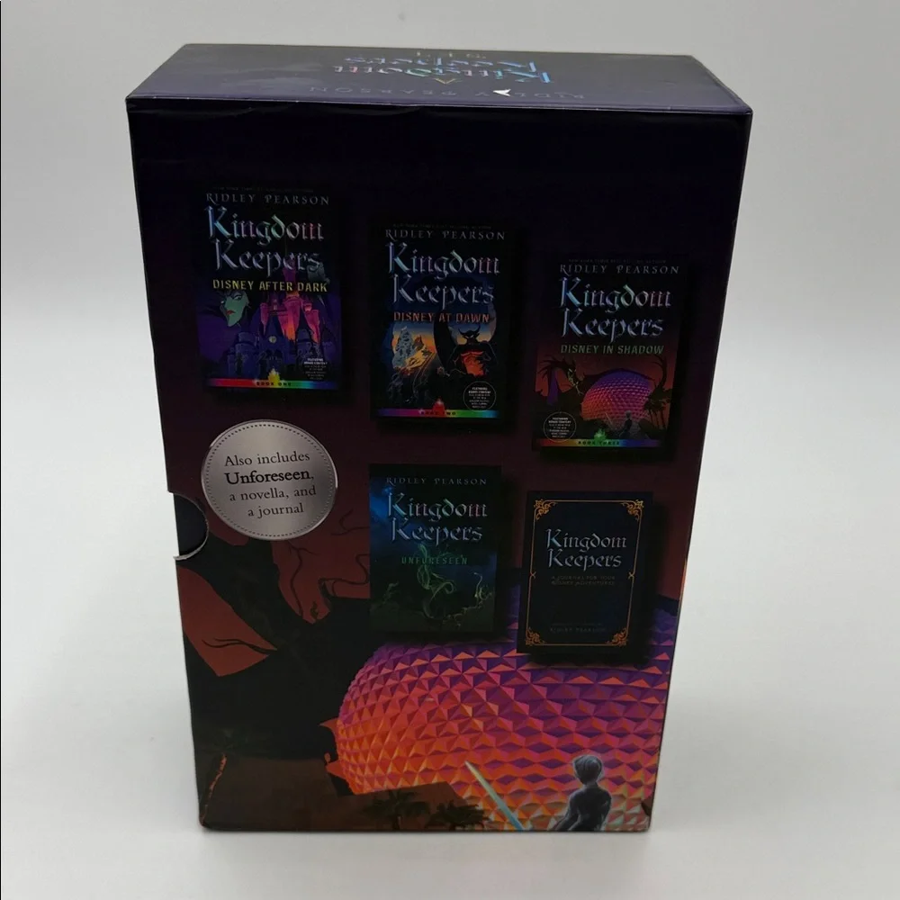 KINGDOM KEEPERS- 4 Book Set w/ Journal Magical World of Disney by Ridley Pearson